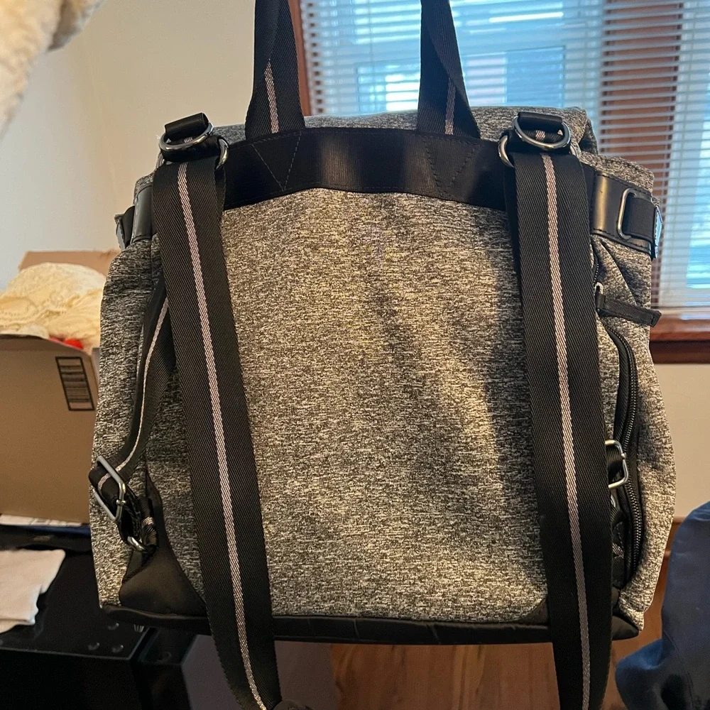 Storksak Heather Gray Baby Changing Bag - Gray